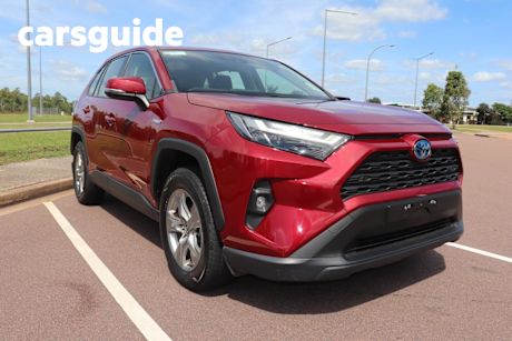 Red 2023 Toyota RAV4 Wagon GX (awd) Hybrid