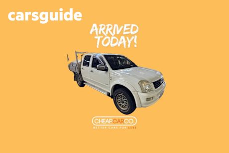 White 2005 Holden Rodeo Crew Cab Pickup LT