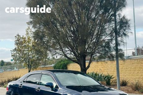Blue 2010 Toyota Crown Sedan Crown Hybrid