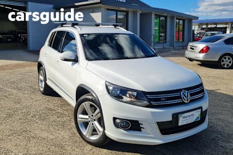 White 2015 Volkswagen Tiguan Wagon 155 TSI R-Line (4X4)