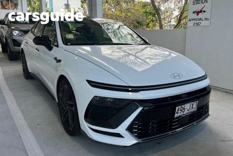 White 2024 Hyundai Sonata Sedan N Line