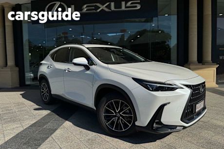 White 2024 Lexus NX350H Wagon Luxury Hybrid 2WD