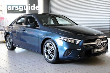 Blue 2019 Mercedes-Benz A180 Sedan