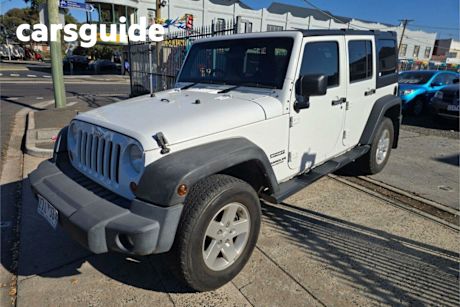 White 2012 Jeep Wrangler Softtop Sport (4X4)