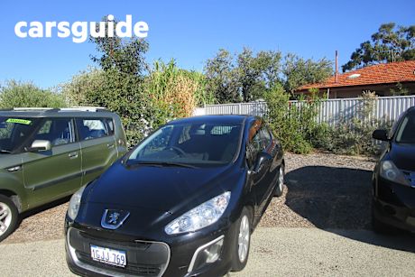 Black 2013 Peugeot 308 Hatchback Access