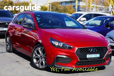 Red 2020 Hyundai I30 Hatchback N Line Premium