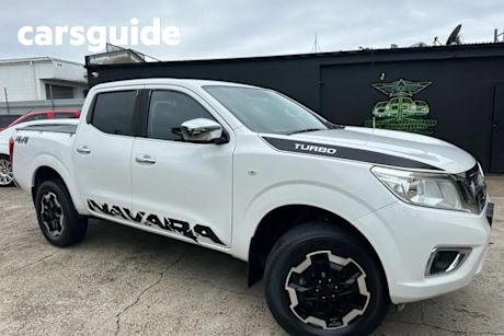White 2017 Nissan Navara Double Cab Utility RX (4X4)