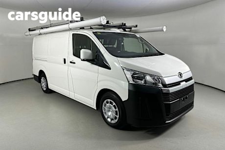 White 2021 Toyota Hiace Van LWB