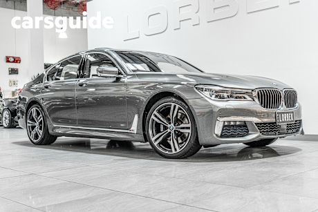 Grey 2015 BMW 7 Sedan 30d