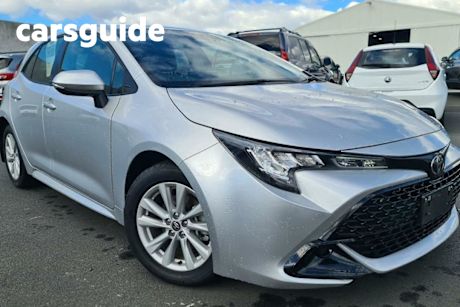 Silver 2022 Toyota Corolla Hatchback Ascent Sport + Navigation