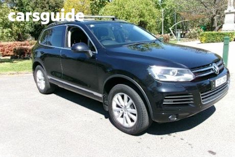 Black 2012 Volkswagen Touareg Wagon V6 TDI