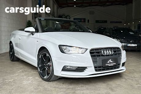 White 2014 Audi A3 Cabriolet 1.8 Tfsi Ambition Quattro