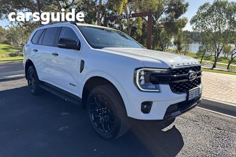 White 2024 Ford Everest Wagon Sport (rwd)
