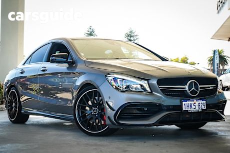 Grey 2018 Mercedes-Benz CLA45 Coupe 4Matic