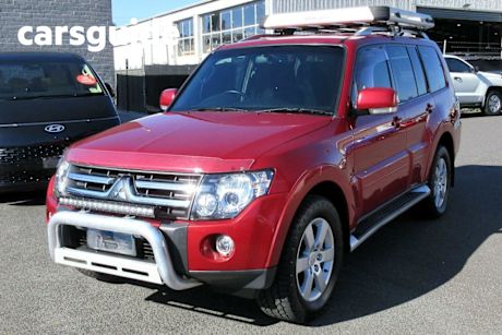 Red 2007 Mitsubishi Pajero Wagon VR-X LWB (4X4)
