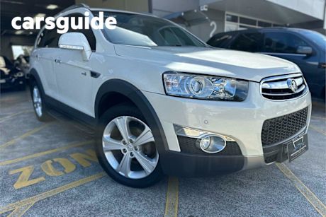 White 2012 Holden Captiva Wagon 7 LX (4X4)