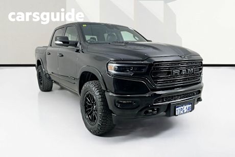 Black 2023 Ram 1500 Crew Cab Utility Limited Rambox (hybrid)