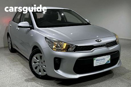 Silver 2018 Kia RIO Hatchback S