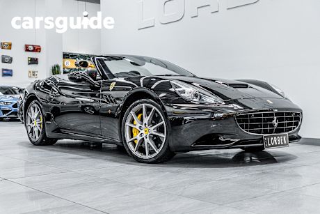 Black 2010 Ferrari California Convertible