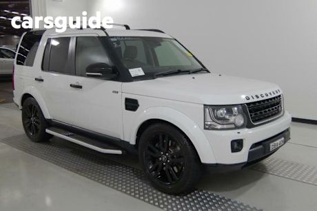 White 2015 Land Rover Discovery 4 Wagon 3.0 SDV6 HSE