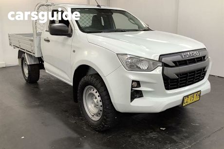 White 2021 Isuzu D-MAX Space Cab Chassis SX (4X2) High-Ride