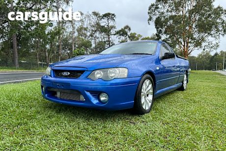 Blue 2005 Ford Falcon Utility XR6T