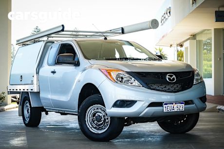 Silver 2015 Mazda BT-50 Freestyle Cab Chassis XT (4X2)