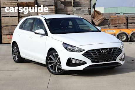 White 2023 Hyundai I30 Hatch Elite
