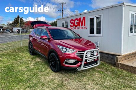 Red 2016 Hyundai Santa FE Wagon ELITE CRDi (4x4) DM SER II (DM3) UPDATE