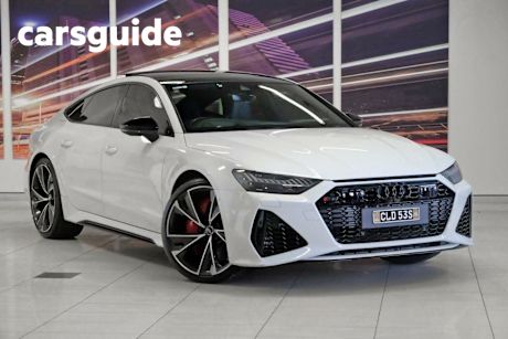 White 2020 Audi RS 7 Sportback 4.0 Tfsi Quattro Mhev