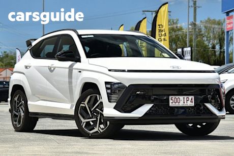 White 2023 Hyundai Kona Wagon N Line