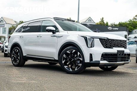 White 2025 Kia Sorento Wagon GT-Line 7 Seat