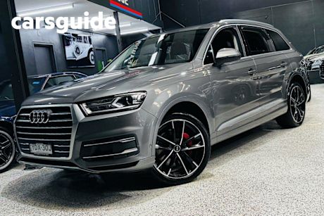 Grey 2017 Audi Q7 Wagon 3.0 TDI Quattro