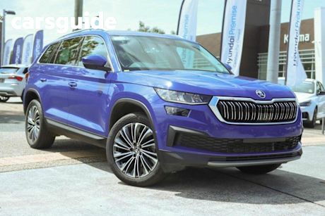 Blue 2022 Skoda Kodiaq Wagon Style (4X4) 132TSI