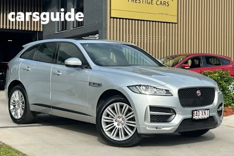 Silver 2016 Jaguar F-Pace Wagon 30D R-Sport