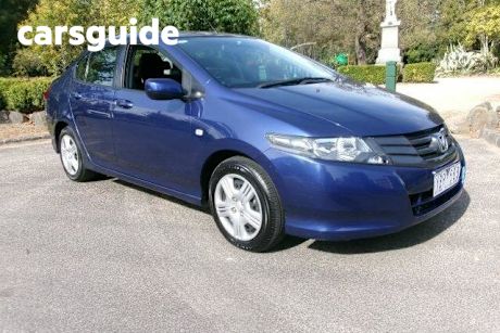 Blue 2010 Honda City Sedan VTI