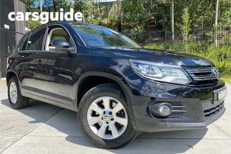 Black 2013 Volkswagen Tiguan Wagon 132 TSI Pacific