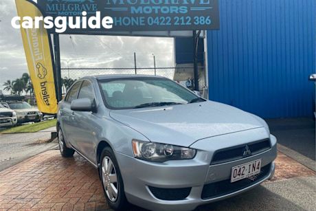 Silver 2010 Mitsubishi Lancer Sedan ES