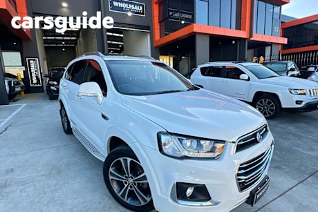 White 2016 Holden Captiva Wagon 7 LTZ (awd)