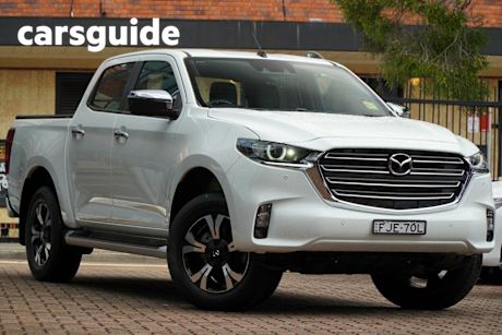 White 2023 Mazda BT-50 Dual Cab Pick-up GT (4X4)