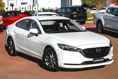 White 2024 Mazda 6 Sedan G25 Sport