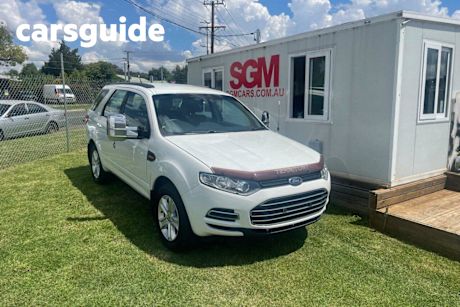 White 2014 Ford Territory Wagon TS (RWD) SX