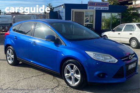 Blue 2012 Ford Focus Hatchback Trend
