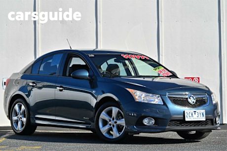Blue 2013 Holden Cruze Sedan SRI V