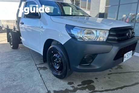 White 2022 Toyota Hilux Cab Chassis Workmate (4X2)
