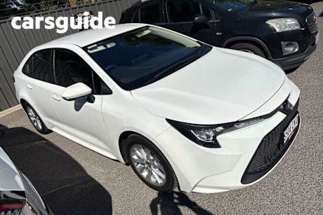 White 2021 Toyota Corolla Sedan Ascent Sport