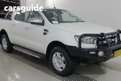 White 2015 Ford Ranger Dual Cab Utility XLT 3.2 (4X4)