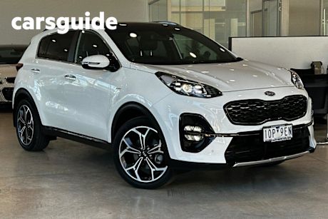 White 2019 Kia Sportage Wagon GT-Line (awd)