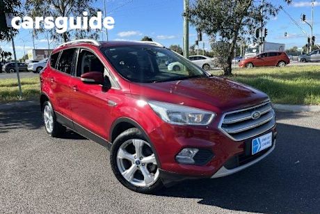 Red 2017 Ford Escape Wagon Trend (fwd)