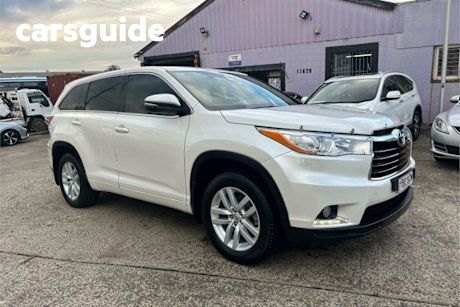 White 2014 Toyota Kluger Wagon GX (4X4)